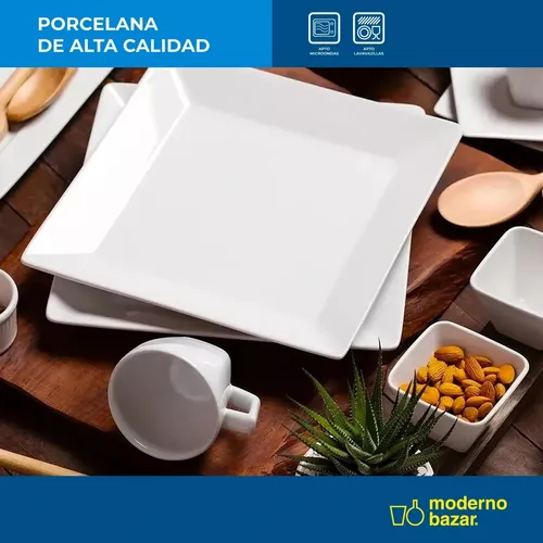 Set De Vajilla Completa 6 Personas Ceramica Oxford