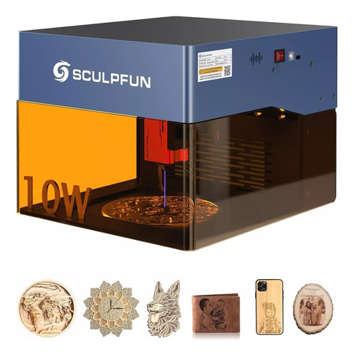 Sculpfun Icube Pro Max 10w Laser Engraver Logo Marker Machin