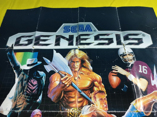 Poster Sega Genesis We Bring The Arcade Experience Home