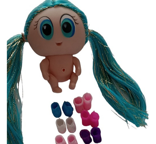 10 Zapatos Para Ksimerito + Muñeca+5 Ropitas Hechas A Mano