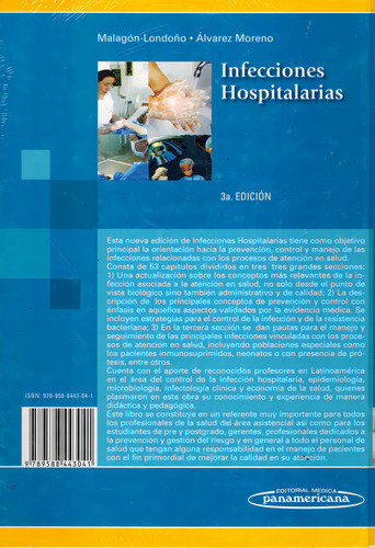 Infecciones Hospitalarias Malagon Editorial Panamericana Tapa Dura En Español