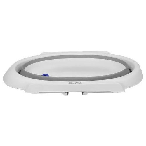 Bañera para bebe Carestino plegable gris con soporte