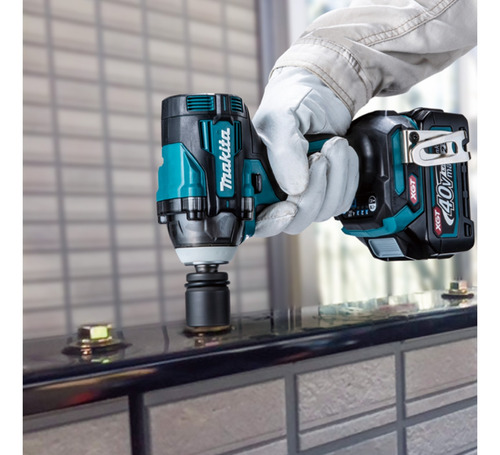 Chave De Impacto 40v Tw004gz Makita 2bat 4ah 40v Carregador