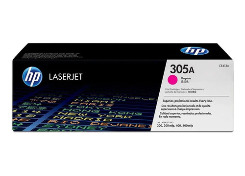 Toner Hp Original Ce413a (305a) Color Magenta 