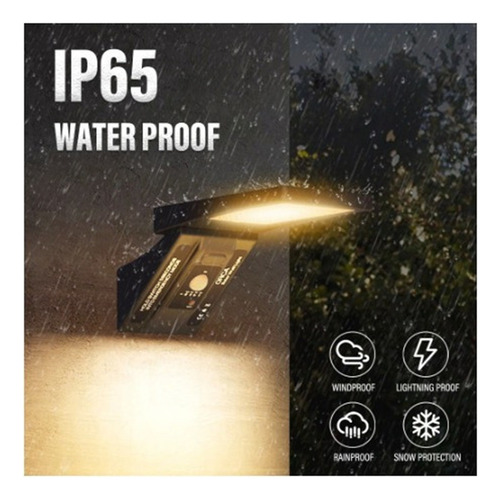 Am Lámpara De Pared Solar Led Con Control Remoto 300w