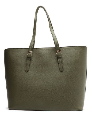 Imagem 2 de 5 de Bolsa Feminina Grande Shopping De Ombro Verde - My Shoes