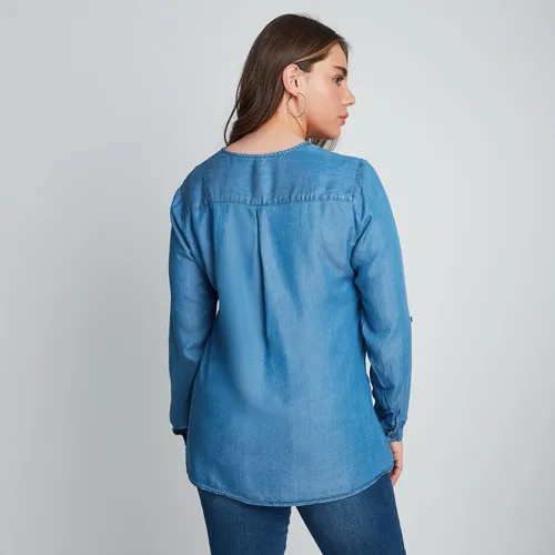 Blusa Lyocell Cuello V - 20000347