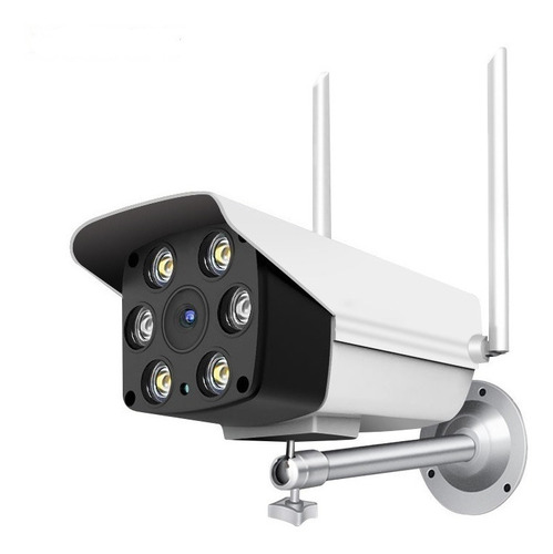 Cámara de seguridad Loosafe LS-C6-WI Bullet con resolución de 1080p visión nocturna incluida blanca 