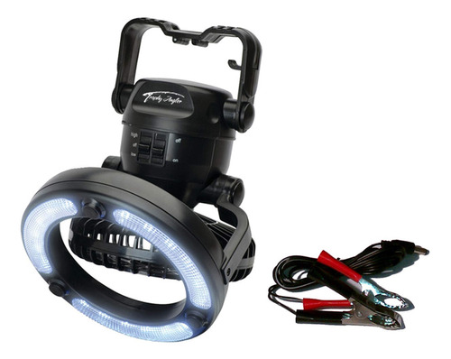 Trophy Angler Asg-lfc-LG Combo Ventilador Luz Led 7''