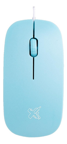 Mouse Maxprint Surface, 1200dpi, 3 Botoes, Usb, Azul