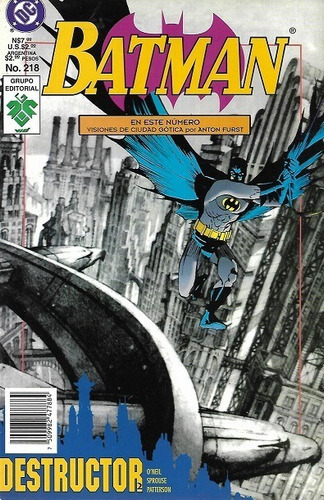 Batman N°  218_editorial Vid: Visiones Ciudad Gotica_ Furst