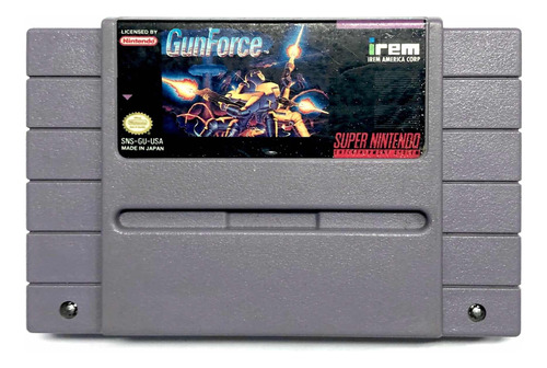 Gunforce - Juego Original Para Super Nintendo Ntsc Gun Force