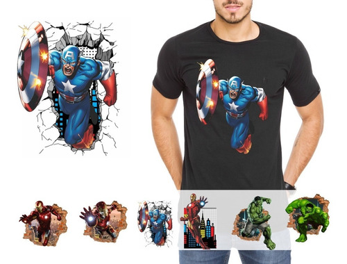 Plantillas Para Remeras Super Heroes