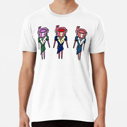 Remera Cyborg Ape Girls (de Un Mono En El Espacio) Algodon P