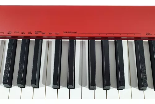 Piano Digital Casio Cdp-S160 Vermelho Kit Completo - Super Sonora