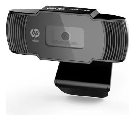 Câmera Webcam Hp W200 Hd 720p Microfone Digital Integrado