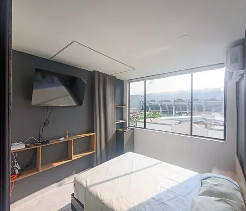 A La Venta Apartaestudio En San Fernado En Cuarto Piso Con Ascensor, Para Inversion De Rentas Cortas O De Larga Estancia, Totalmente Remodelado