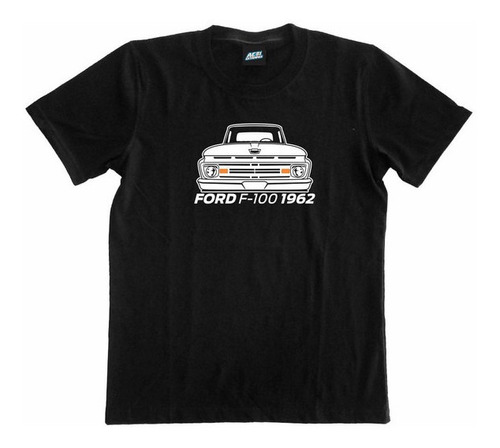 Remera Fierrera Ford 4xl 157 F-100 1962 Front