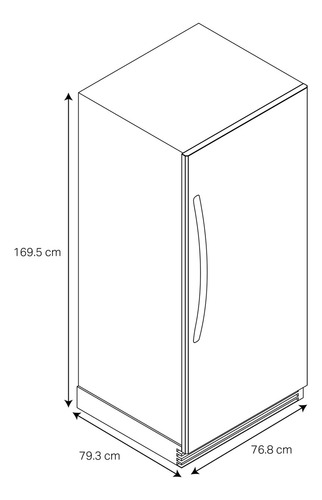 Refrigerador Whirlpool WSR57R18DM color acero inoxidable monocromático con capacidad de 510L