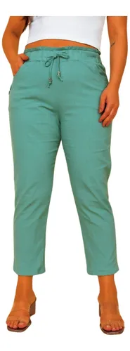 Calça de hotsell linho mercado livre