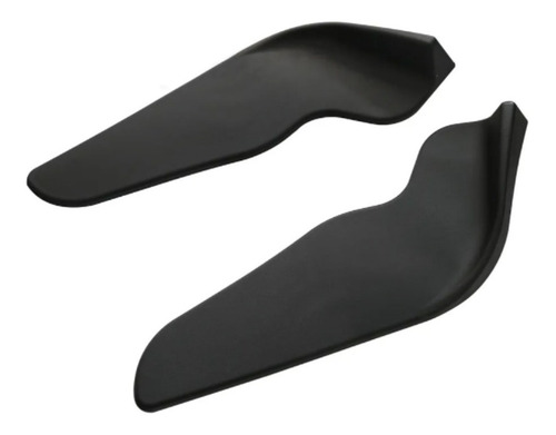 Imagen 5 de 9 de Lip Universal Delantero Front Splitter 2pzas. Plastico Negro