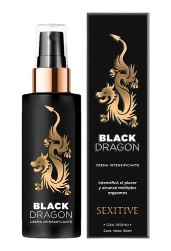 Gel Lubricante Intimo Sexitive Black Dragon Crema  50 Ml 