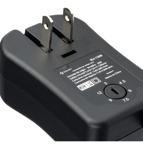 Imagen 3 de 5 de Eliminador Regulado Universal 3v - 12v, 1.2a Fuente De Poder