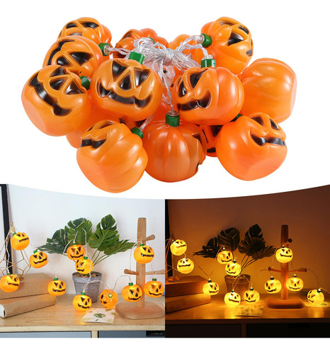 Cadena De Luces Led De Halloween, Lámpara De Terror Que