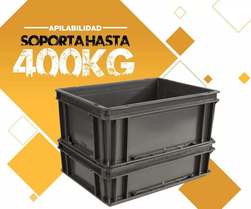 Imagen 7 de 10 de Kit De 3 Contenedores Plásticos Athena Con Una Tapa 40x30cm