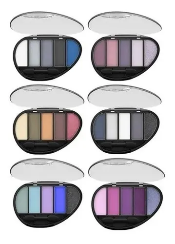 comprar Set Sombras Quintetos Bissu (kit 6 Paletas - Tonos Oscuros)