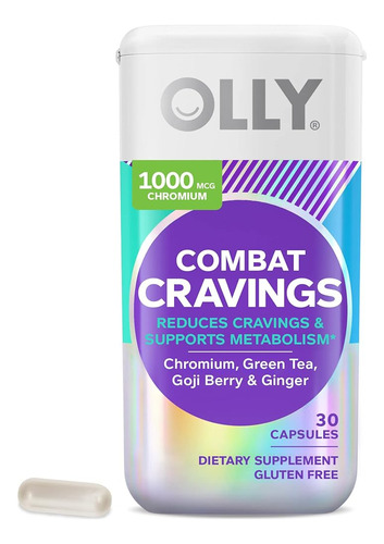 Olly Combat Cravings, Suplemento De Apoyo Al Metabolismo Y L