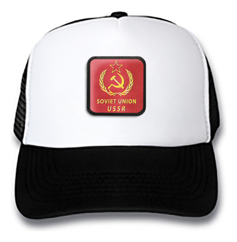 Gorra Gorro Trucker Pais Bandera Urss Letras Ban10