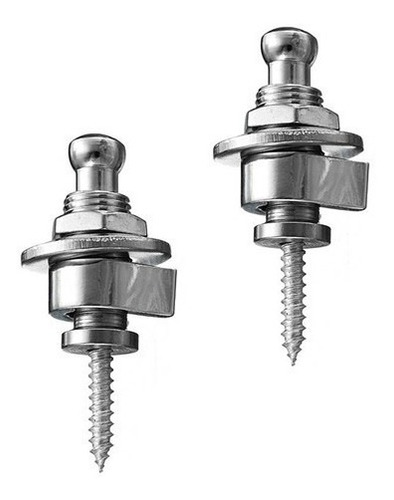 Imagen 1 de 5 de 2 Seguros Para Thali Straplocks Cromo - Modelo Económico