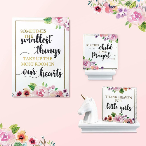 Lillian Rose Thank Heaven Para Niñas Cartel, Color Rosa