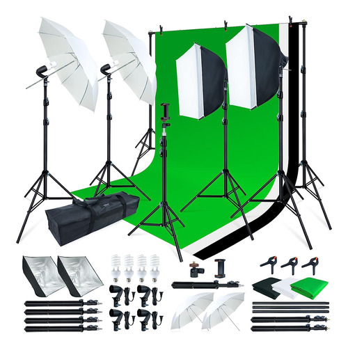 Linco Lincostore Am169 - Kit De Luz De Estudio Para Fotograf