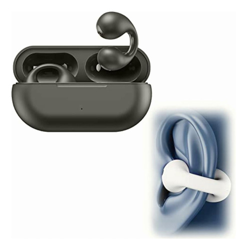 Peticehi Wireless Ear Clip Bone Conduction Headphones, Open