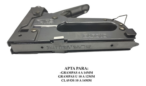 Imagen 6 de 10 de Engrampadora Clavadora Manual Tapiceria Madera Grapas Clavos