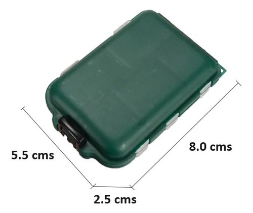 Estuche Pastillero 10 Compartimientos Multiusos