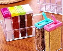 Comprar Set De Especieros Cocina Salero Organizador Salero Alimentos