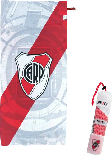 Toallón Secado Rapido River Plate 150x70cm 100% Poliéster