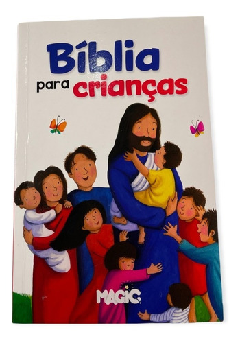 Bíblia Infantil Ilustrada Para Criança 128 Páginas Magic