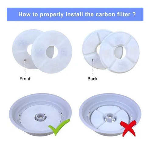 Imagen 6 de 10 de Fuente Dispensador Agua Eléctrico Bebedero Gatos +13 Filtros