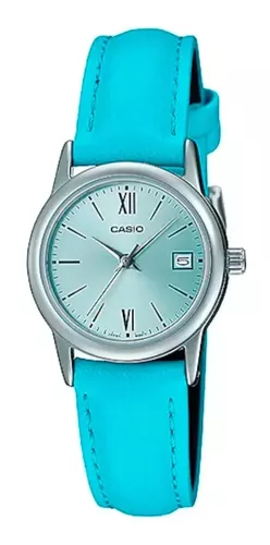 Reloj Casio Mujer LTP-V002D-2B3UDF Plateado/Azul