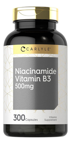 Niacinamida Vitamina B3 300 Unidades Eg N31 Sabor Sin Sabor