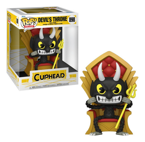 Cuphead Funko Pop Devil Trono 898 Deluxe