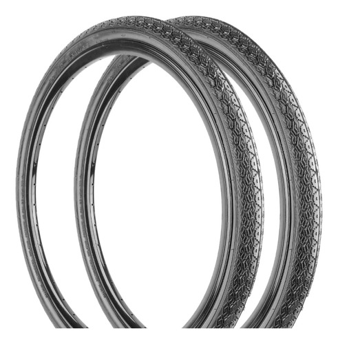 Par Pneu 26x1-1/2x2 Kenda K178 Monark /barra Forte Circular Cor Preto