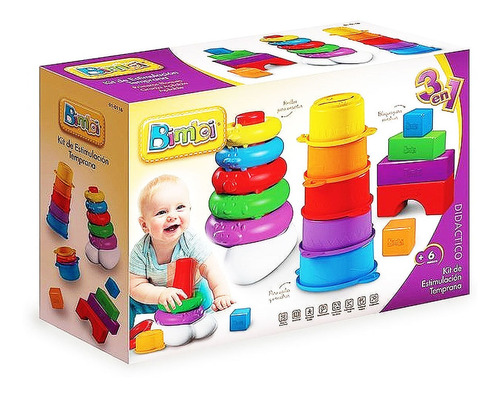 Kit Estimulación Temprana Apilables Bimbi Premium