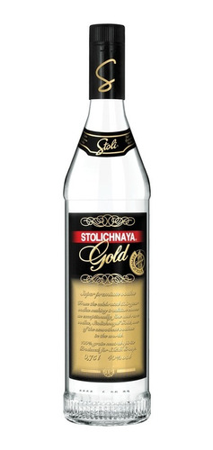 Vodka Stolichnaya Gold Premium X 0.75 Litro