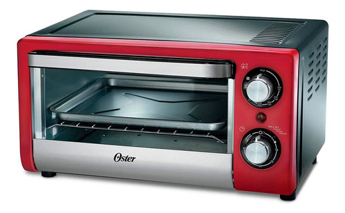 Horno Tostador Eléctrico 4 Rebanadas Tssttv10ltr-013 Oster Color Rojo