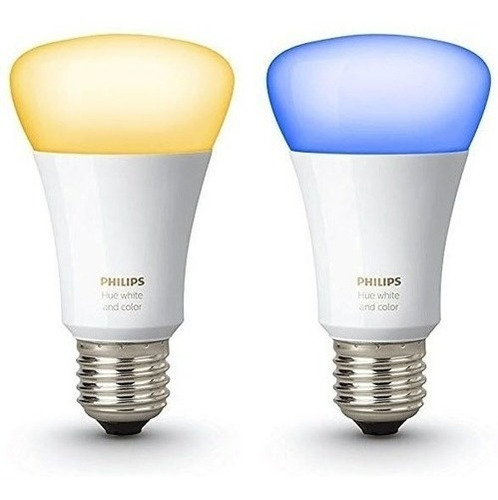 Imagen 2 de 10 de Philips Hue Lámpara Individual E27 Bluetooth Color Celular
